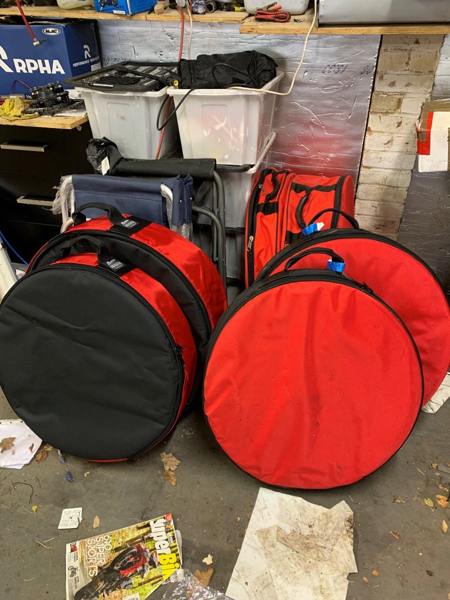 Motorcycle Wheel Bag Custom PVC Travel Bags from Montrose Bag Co.