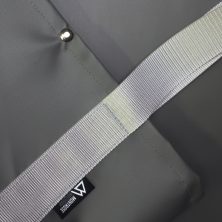 Grey Waterproof Tote Bag Details - Montrose Bag Company